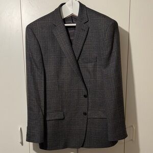 Ralph Lauren Charcoal Checkered Blazer